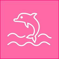 Dolphin Vector Icon