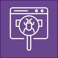 Web Bug Vector Icon