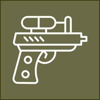 pistola de agua vector icono