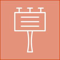 Signboard Vector Icon