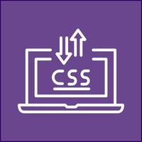 CSS Laptop Vector Icon