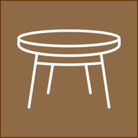 Small Table Vector Icon