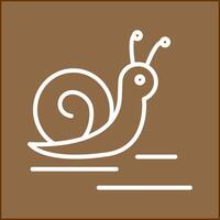 icono de vector de caracol