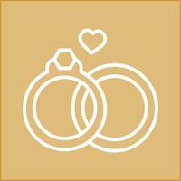 matrimonio vector icono