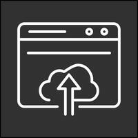 Upload Web Vector Icon