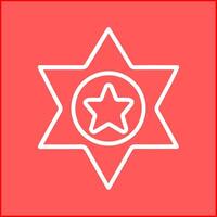 Sheriff Vector Icon