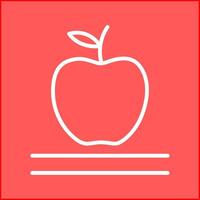 icono de vector de manzana