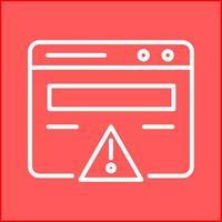 Web Error Vector Icon
