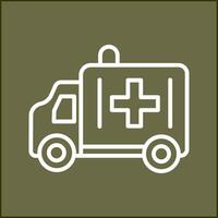 Ambulance Vector Icon