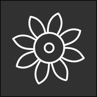 icono de vector de flores