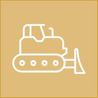 Bulldozer Vector Icon