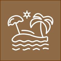 Beach Vector Icon