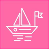 Small Boat Vector Icon