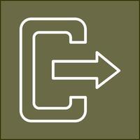 Logout Vector Icon