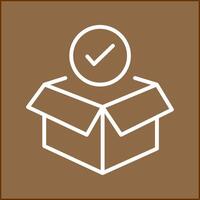 Package Receiving Vector Icon