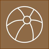 Beach Ball Vector Icon