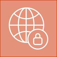 Worldwide Security Vector Icon