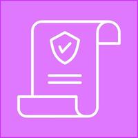 Insurance Policy Vector Icon