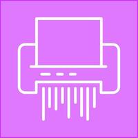 Paper Shredder Vector Icon