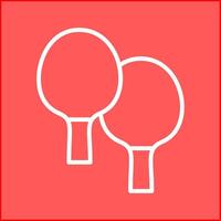 Ping Pong Vector Icon