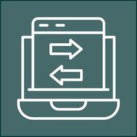 Data Transfer Vector Icon