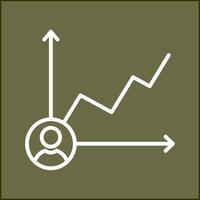 Candidate Graph Vector Icon