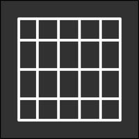 Table of Rates Vector Icon