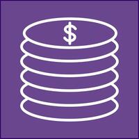 Stack of Coins Vector Icon