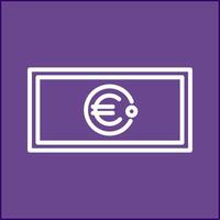 icono de vector de euro