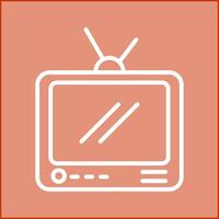 Television Broadcast Vector Icon