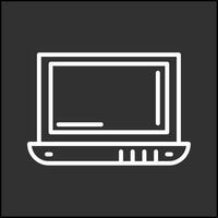 icono de vector de laptop