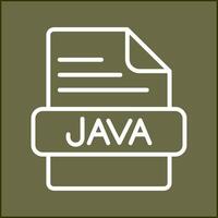 icono de vector de java