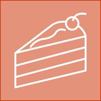 Cake Slice Vector Icon