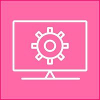 Computer Settings Vector Icon