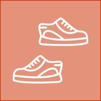 icono de vector de zapatillas