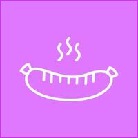 Hot Sausage Vector Icon