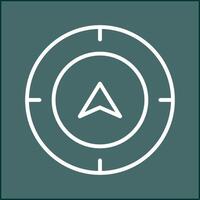 Directional Compass Vector Icon