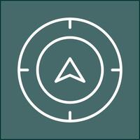 Directional Compass Vector Icon