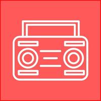Cassette Player Vector Icon