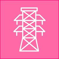 icono de vector de torre de electricidad