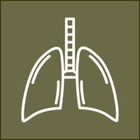 Lungs Vector Icon