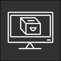 Online Vote Vector Icon