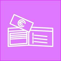 Money in Wallet Vector Icon