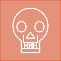 Skull X ray Vector Icon