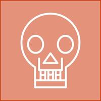 Skull X ray Vector Icon