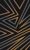 Dark background glowing abstract lines vector