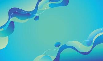 Dynamic abstract fluid modern gradation background vector