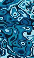 Abstract blue dynamic fluid flat design background vector