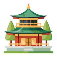 Ryokan vector illustration on white background