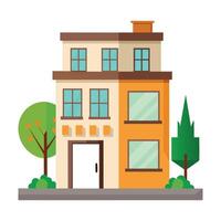 Apartment flat vector illustration on white background